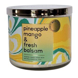 Bath and Body Works Blends Pineapple Mango & Fresh Balsam 3-Wick Candle